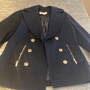 Michael Kors jacket size 10 women’s navy blue very beautiful never worn